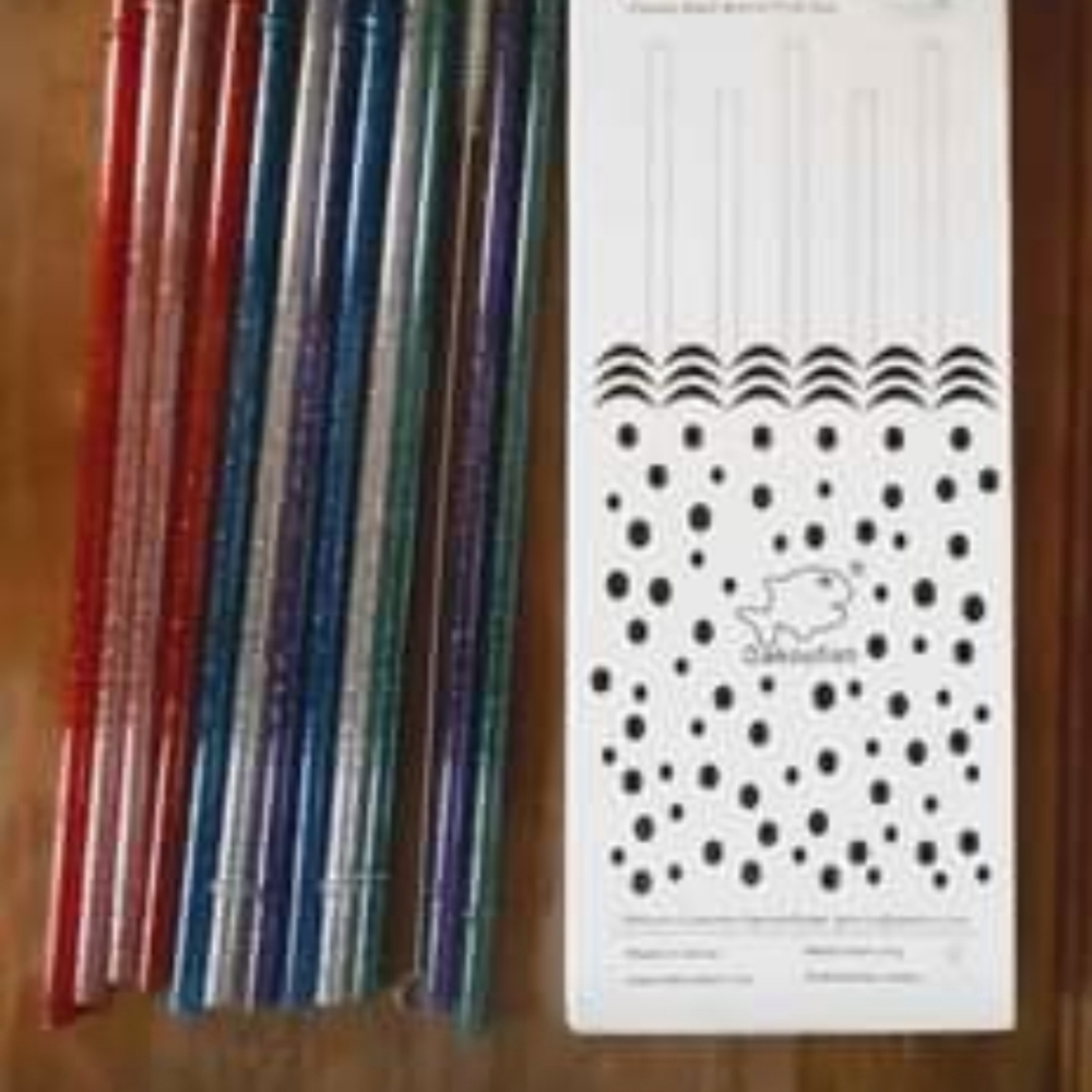 12 count Dakoufish drinking straw's reusable You get 2 boxes